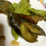 ししとうと茄子の甘辛炒め